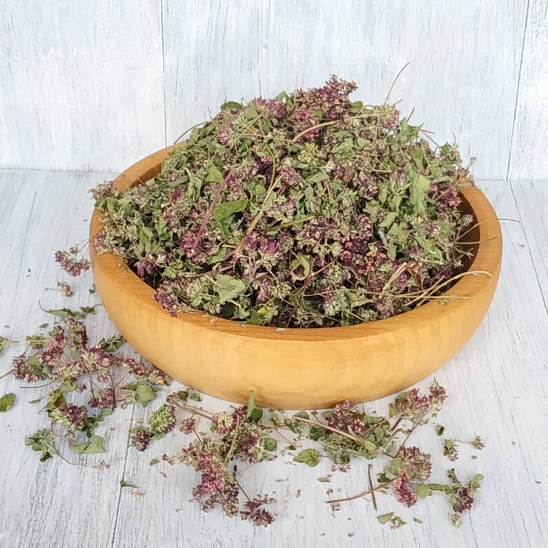 Dried oregano flowers and leaves Dry oregano herb tea Oregano Etsy