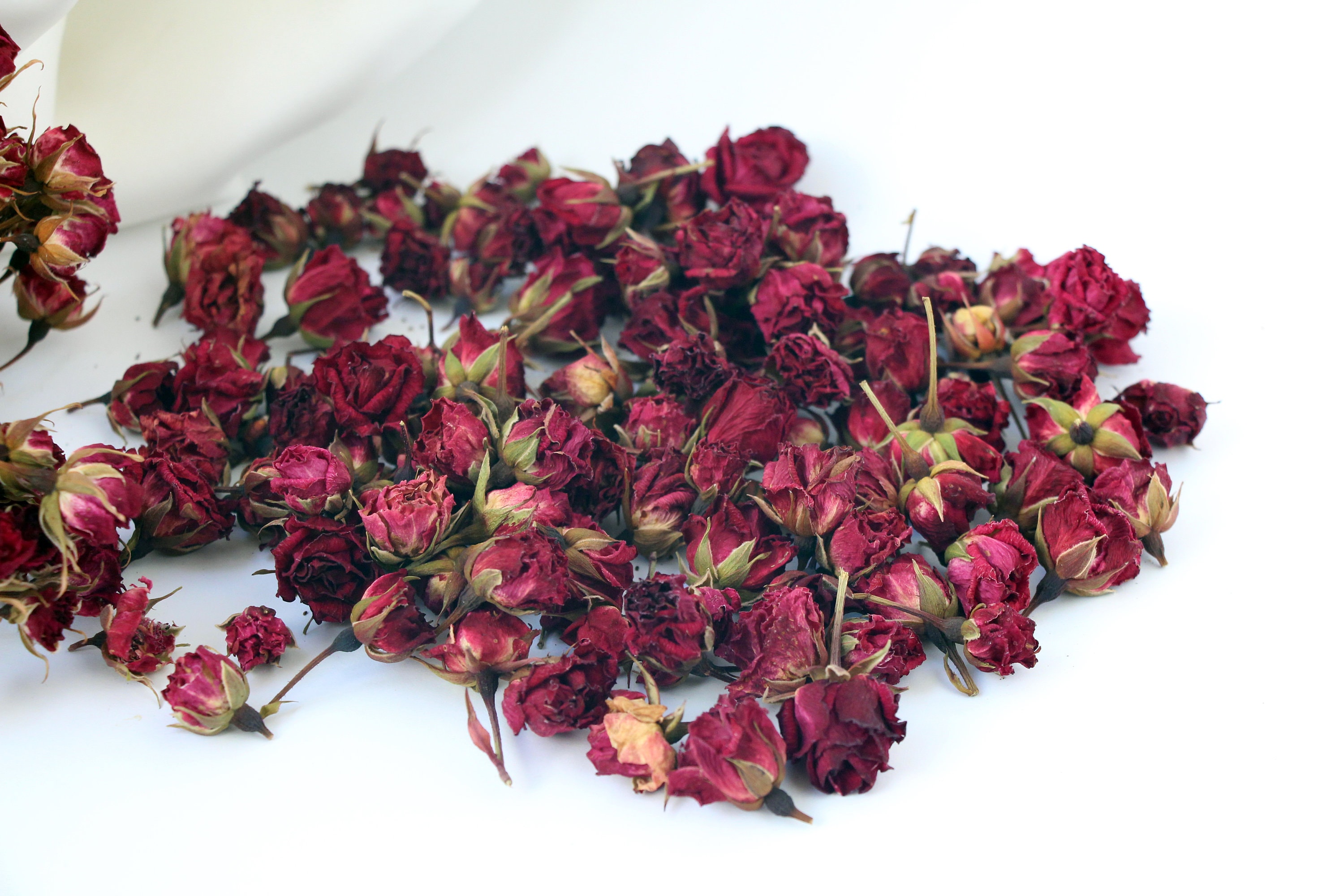 Small dried roses Roses burgundy red flowers dried Organic Etsy