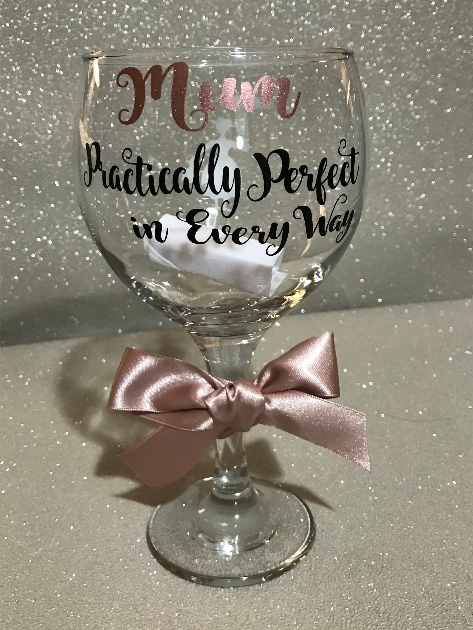 Novelty Gin Glass Christmas Glass Gift Personalised Gin Etsy UK