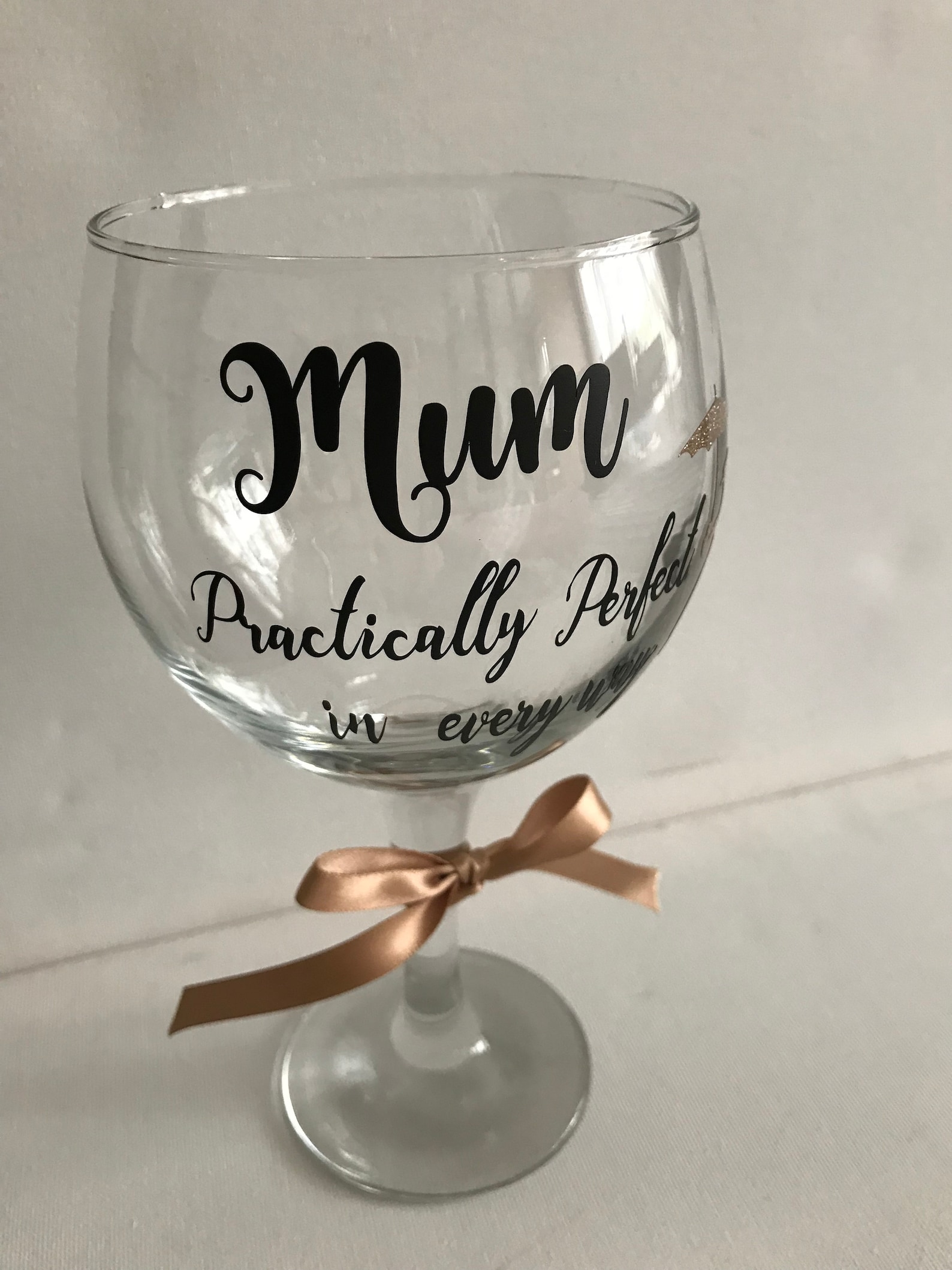 Novelty Gin Glass Christmas Glass Gift Personalised Gin | Etsy UK