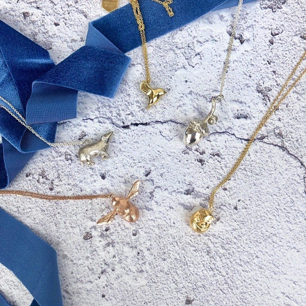 Bridesmaid gift | Unique bridal party jewellery | Custom animal for each personality | Hand carved quality designs by Rosalind Elunyd