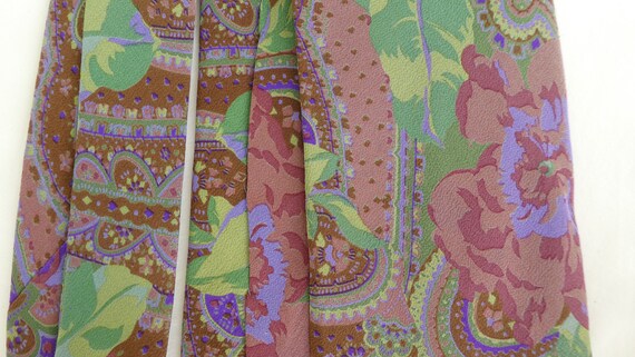 Vintage KENZO Silk Neck tie, Japanese Couture Hou… - image 2