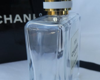 CHANEL No 5 Large Empty Perfume Bottle Vintage French 