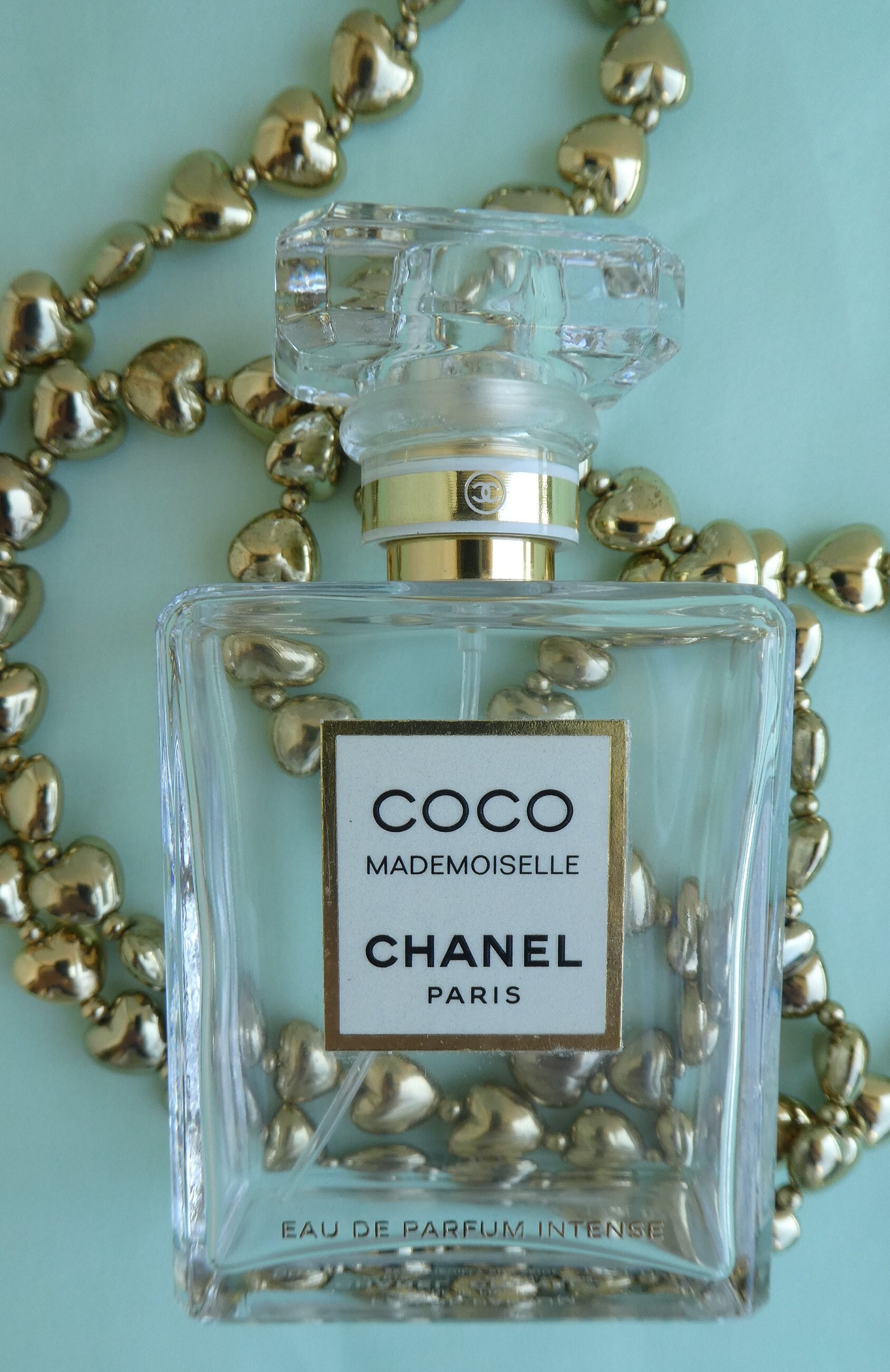 COCO CHANEL Large Empty Perfume Flacon. French Fragrance Glass 