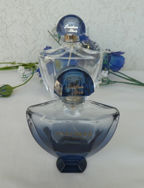 SHALIMAR by GUERLAIN - Two Empty Perfume Bottles … - image 2
