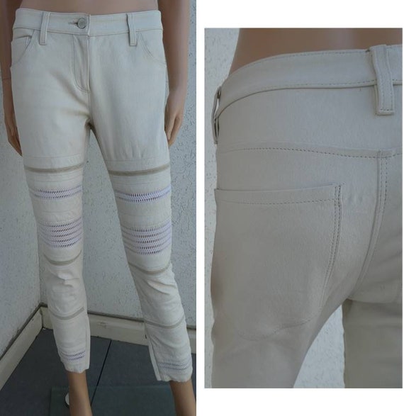 soft leather trousers