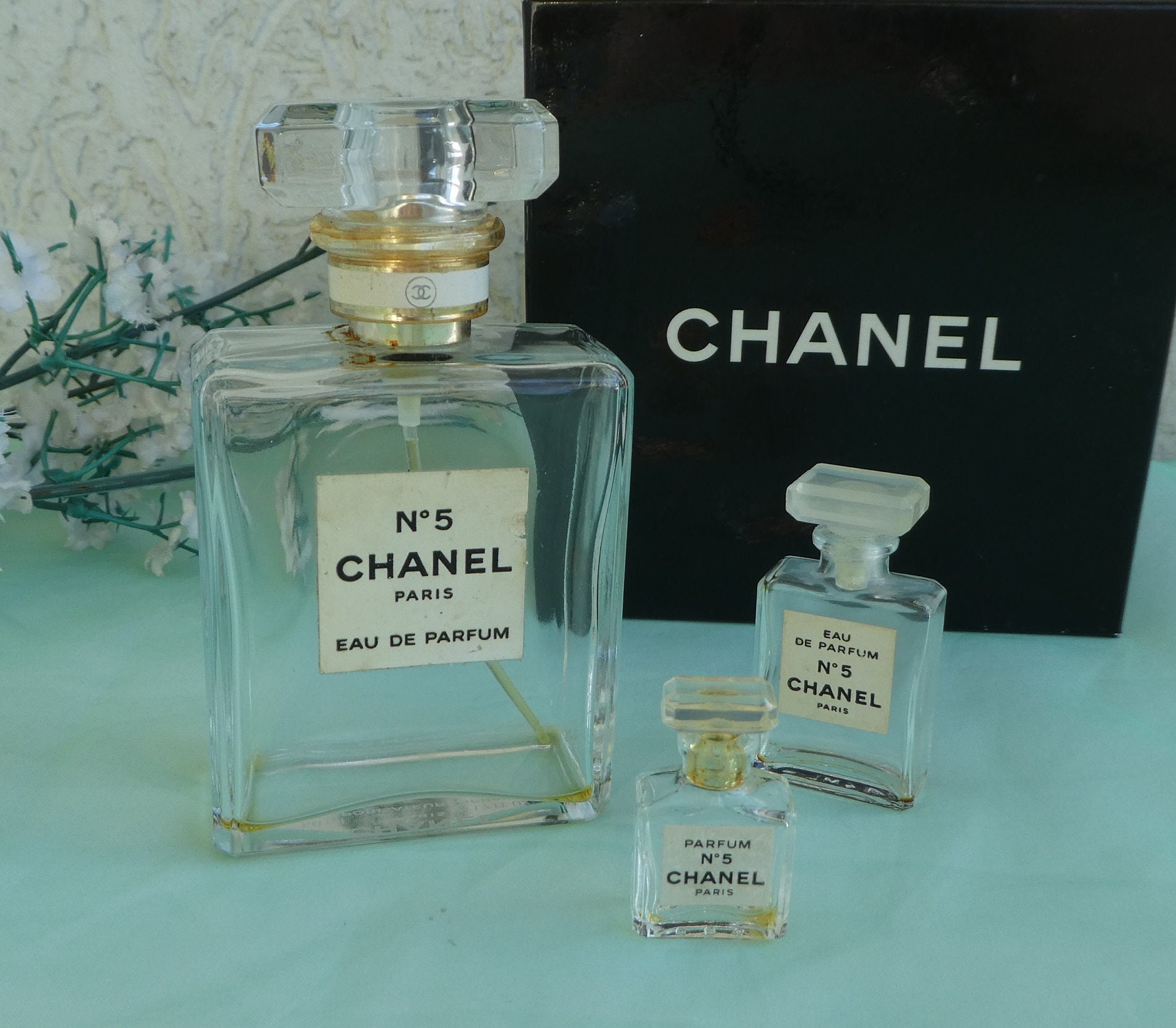 chanel no 5 empty bottle perfume