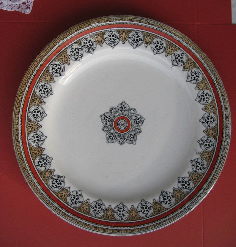 Antique Scottish Plate J & MP Bell and Co. Glasgow Scotland Etsy UK