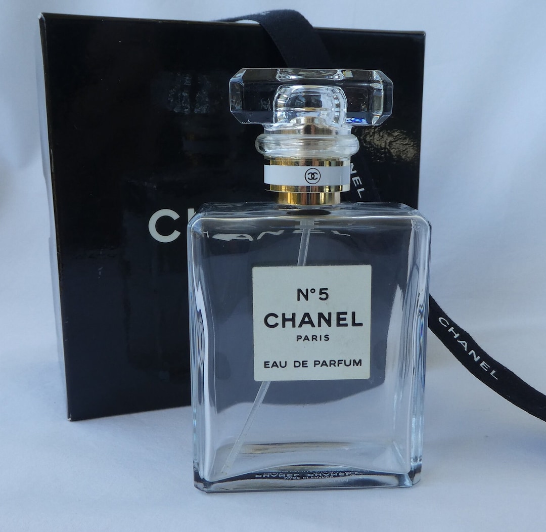 CHANEL No 5 Large Empty Perfume Bottle Vintage French -  UK