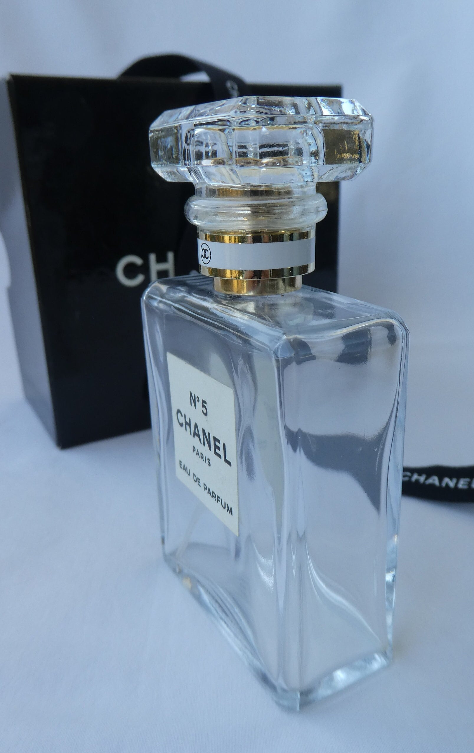 CHANEL No 5 Large Empty Perfume Bottle Vintage French -  UK