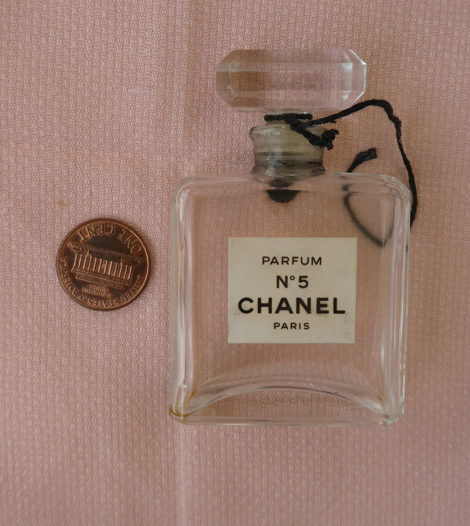 CHANEL No 5 Empty Perfume Bottle Vintage Miniature French | Etsy