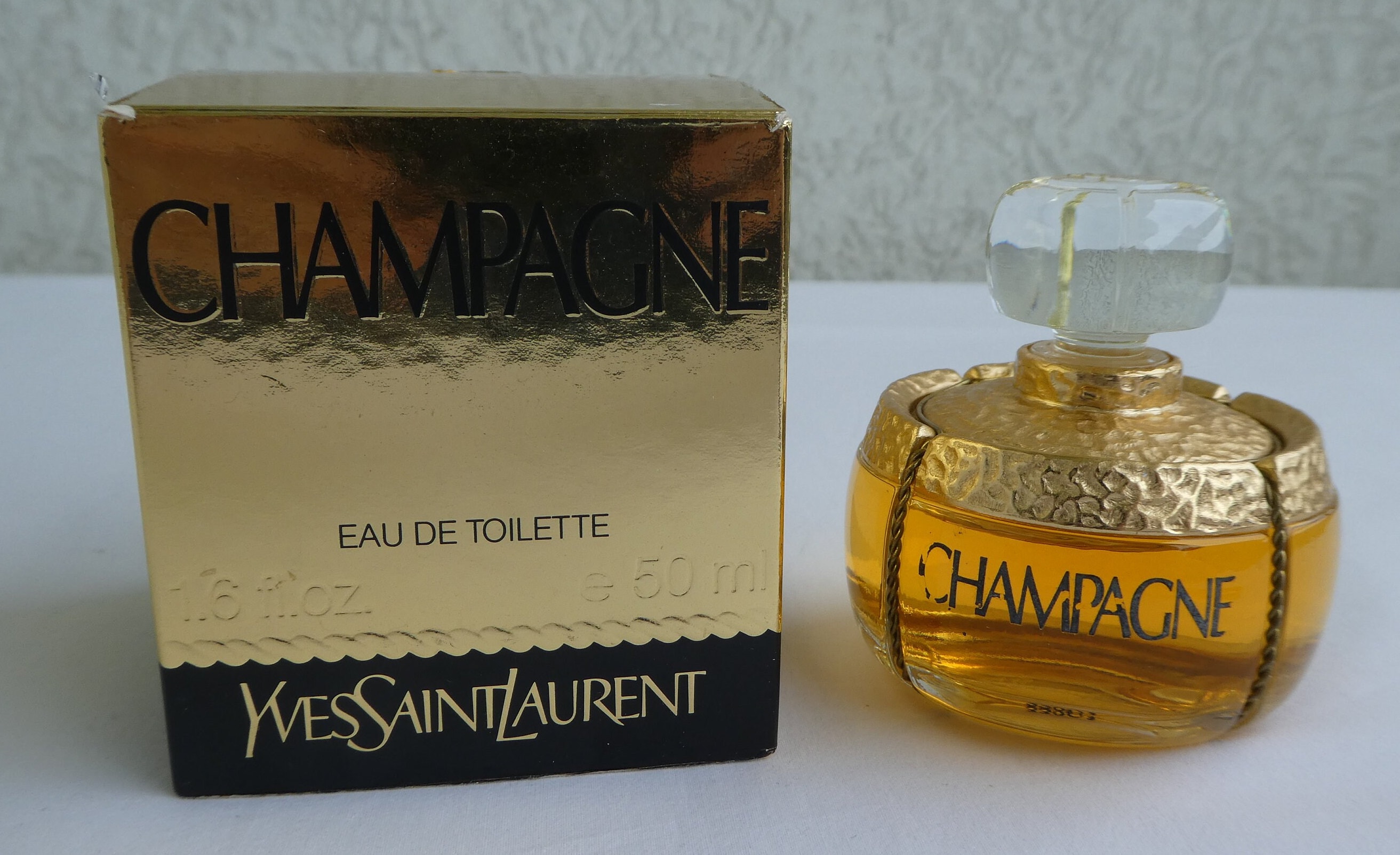 YSL CHAMPAGNE Eau De Toilette 50mls, Original Box Yves St