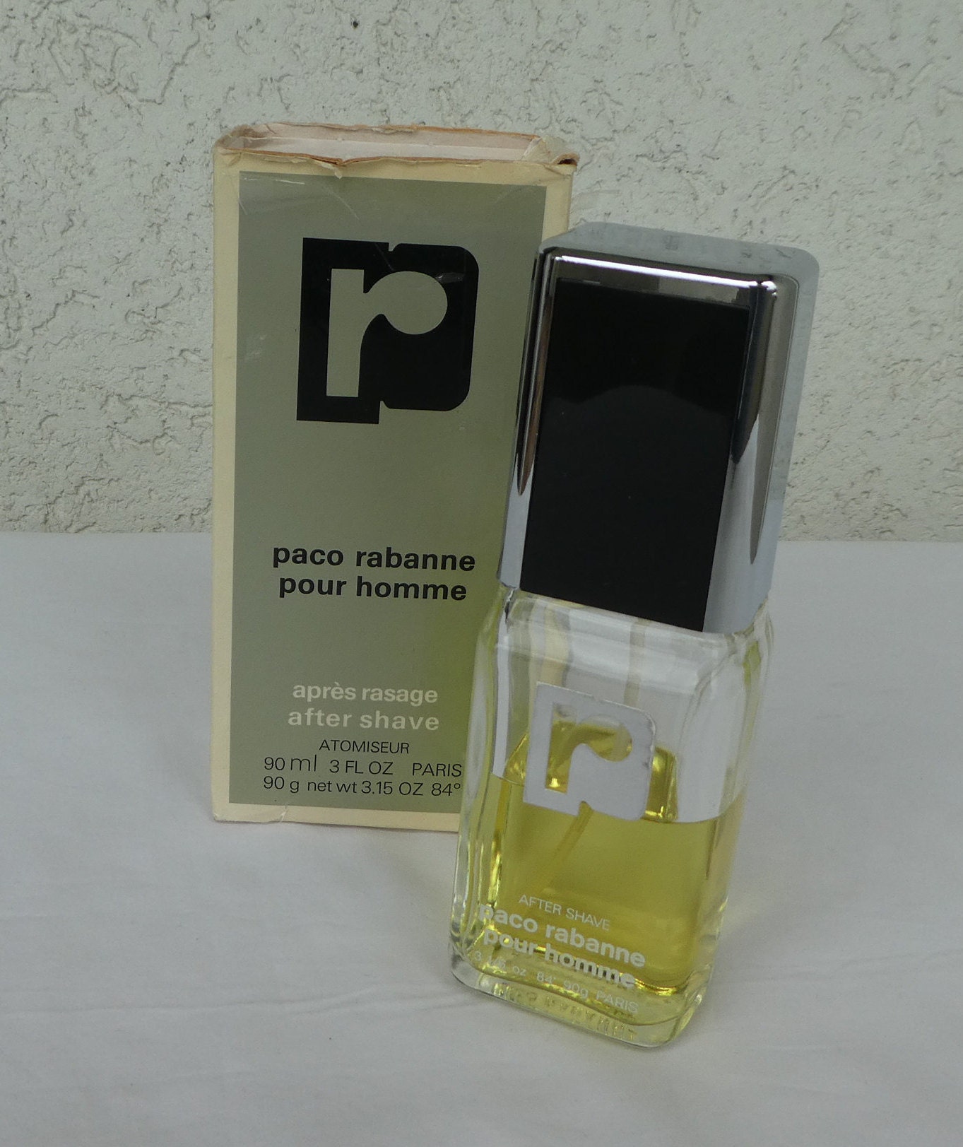 PACO RABANNE R Pour Homme After Shave 1973 Vintage Discontinued Mens ...