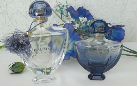 SHALIMAR by GUERLAIN - Two Empty Perfume Bottles … - image 1