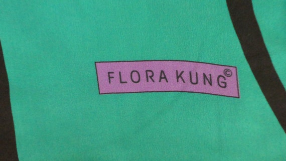 FLORA KUNG, New York. Large Designer Silk Wrap – … - image 7