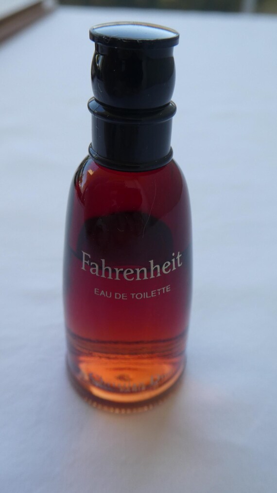 FAHRENHEIT by Christian Dior 10ml Eau De Toilette Splash Vintage Fragrance Miniature. Retro 1980s Perfume Collection. Etsy