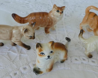 ヴィンテージ陶器製シャム猫の置物 - Etsy 日本