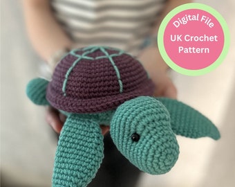 Tina Turtle UK Crochet Pattern