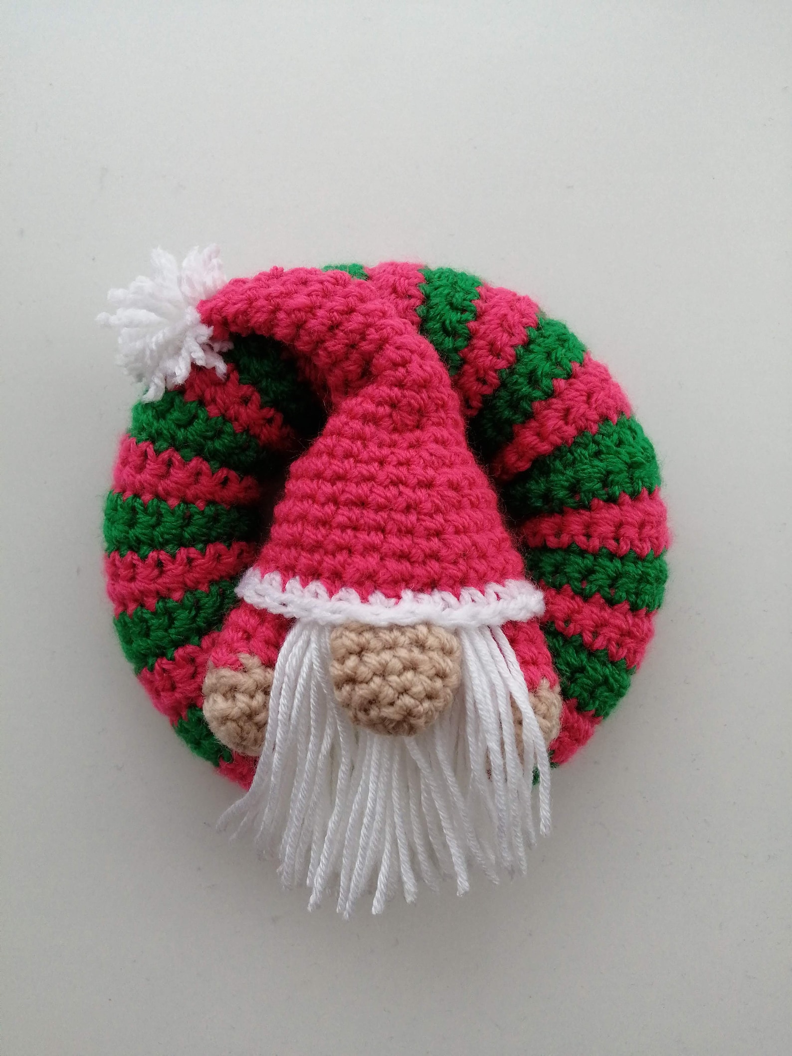 Gonk Wreath UK Crochet Pattern. Christmas Gonk Pattern. Mini Etsy