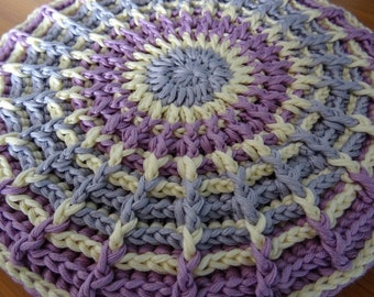 Padded Trivet Hot Pad UK Crochet Pattern