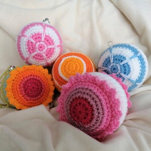 Crochet Christmas Baubles Pattern: 6 Ornament Designs (PDF Pattern)