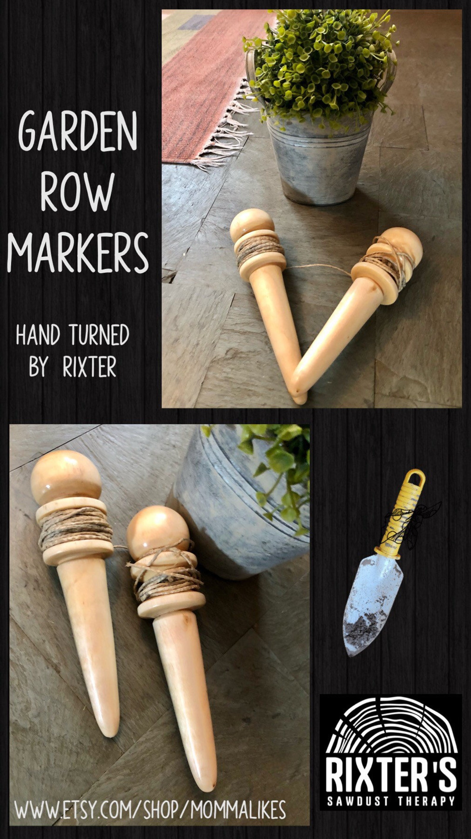 Set of Garden Row Markers Etsy