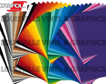 25 Sheets 12" x 12" - ORACAL 651 Craft & Hobby Cutting Vinyl - *40 Color Choices