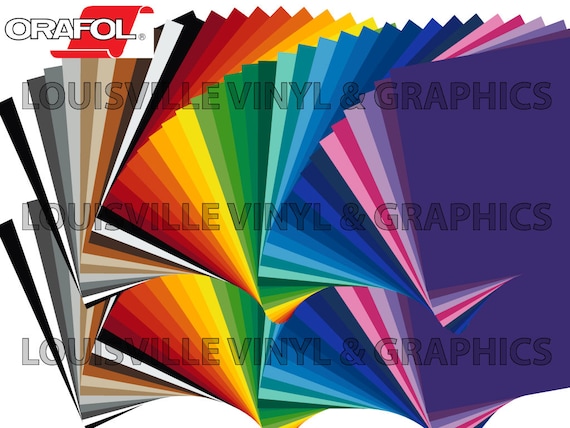 40 Sheets 12/" X 12/" ORACAL 651 Craft /& Hobby Cutting Vinyl