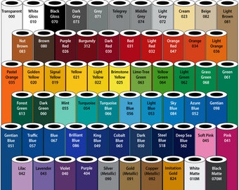 1 Sheet - 12 X 12 ORACAL 651 Craft & Hobby Cutting Vinyl - *63 Color  Choices*