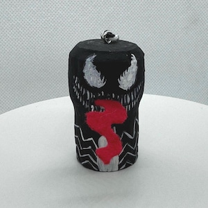 Venom Cork Ornament, Venom Car Mirror Hanger, Venom Ornament, Venom Decor, Venom Gift