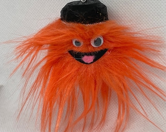 Handmade Gritty Ornament: Philadelphia Flyers Car Mirror Hanger