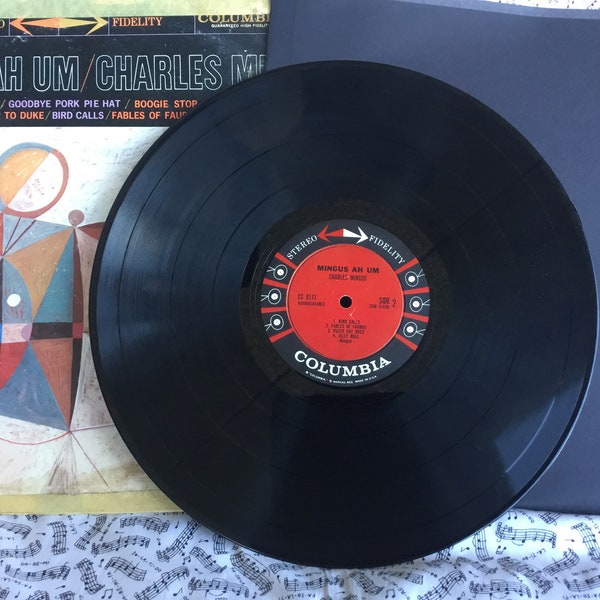 RARE JAZZ - Charles Mingus - FIRSTPRESS - 1959 Record Album/"Charles Mingus Ah Um"