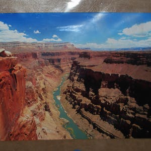 Signed AWESOME Grand Canyon JOHNSON PHOTOGRAPH / Matted to 11 x 14&quot;