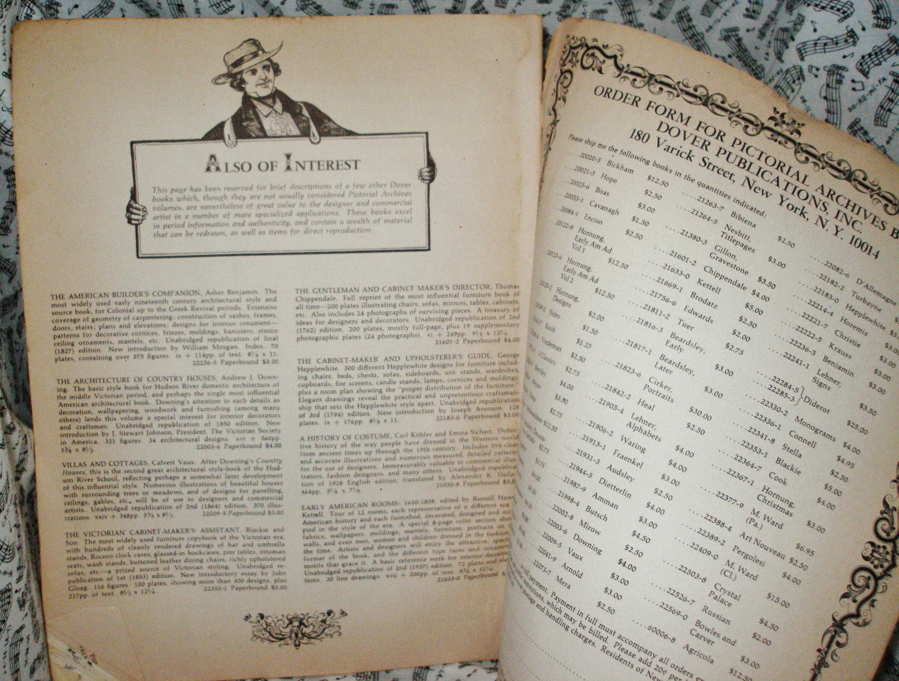 DOVER 197172 PICTORIAL ARCHIVES Catalog Etsy