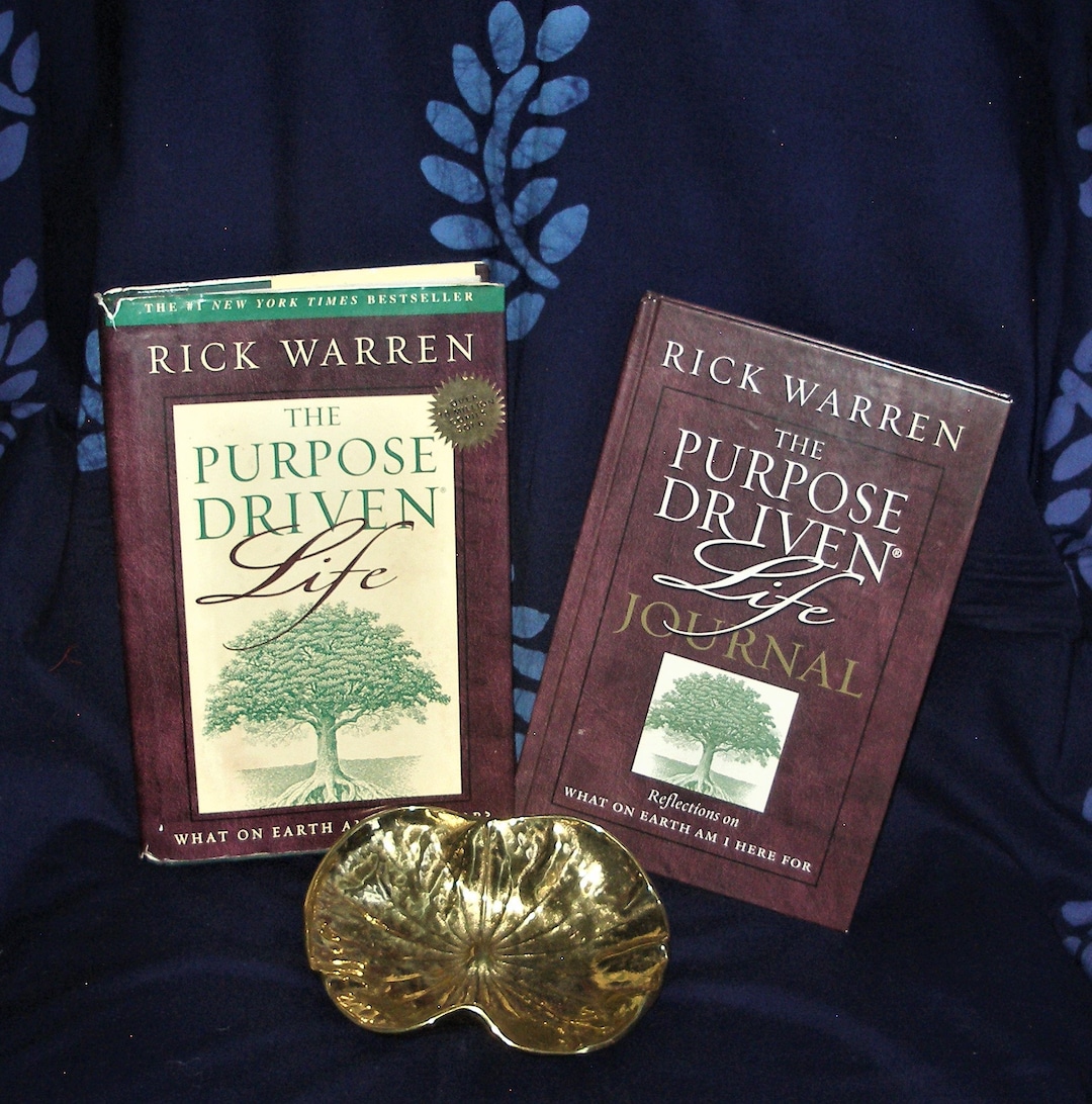 The PURPOSE DRIVEN LIFE Book and Journal by Rick Warren Etsy