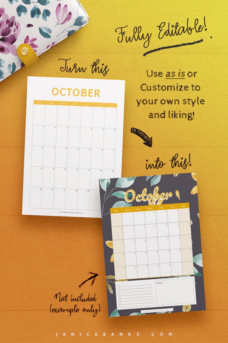 2021-2023 Calendar InDesign Template for Commercial Use | Etsy 2021-2023 Calendar InDesign Template for Commercial Use | Etsy