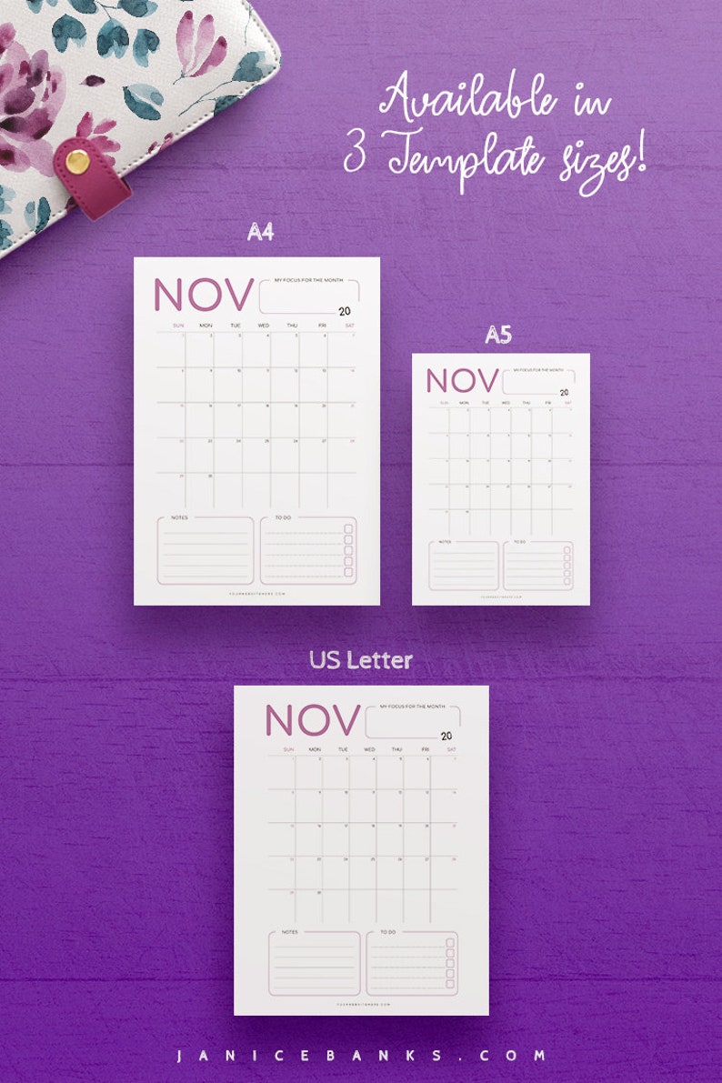 2021-2023 Calendar InDesign Template for Commercial Use | Etsy 2021-2023 Calendar InDesign Template for Commercial Use | Etsy