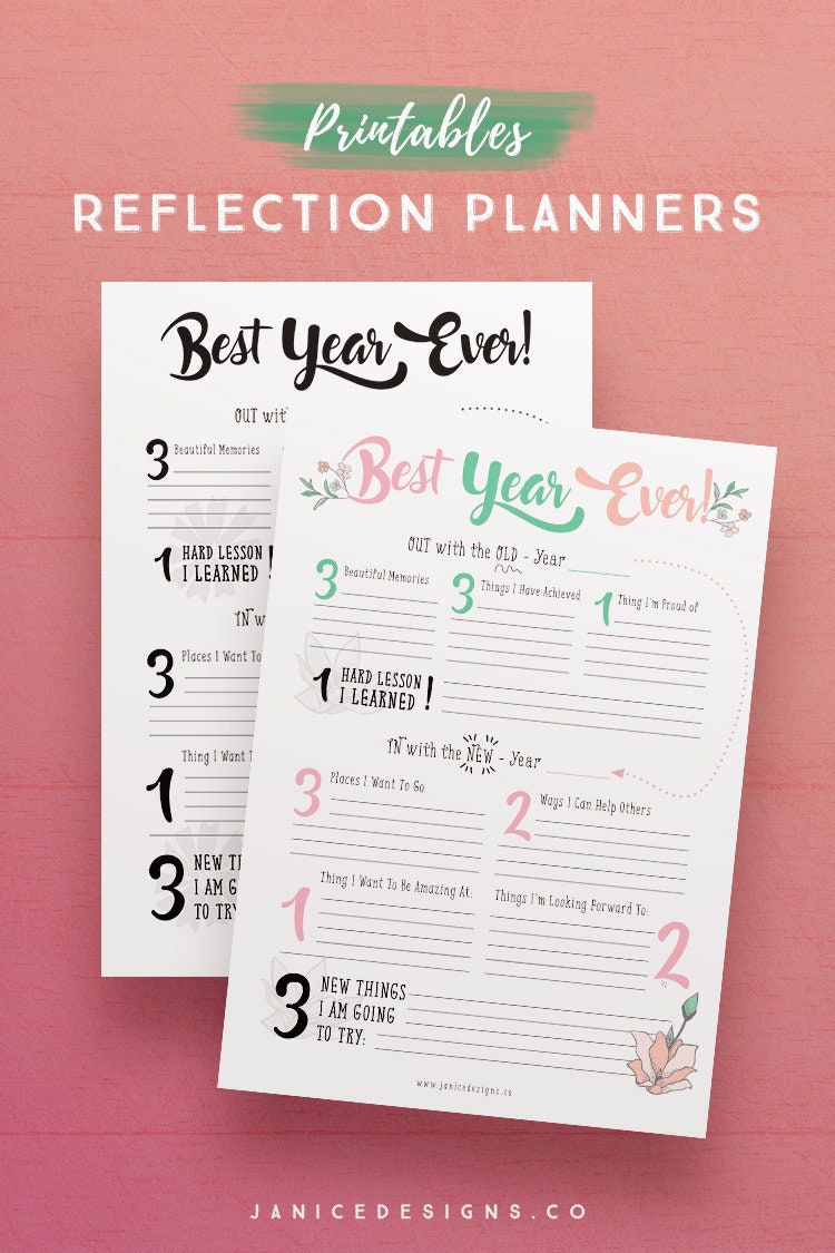 My Bullet Journal Planner InDesign Templates Collection By Janice