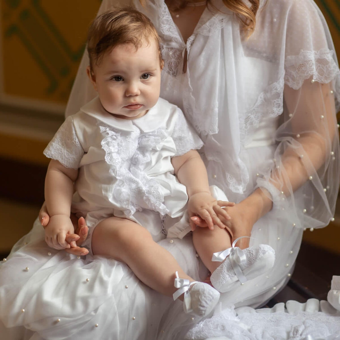 Baby Blessing Outfit Boy & Hat Baptism Outfit Boy Etsy