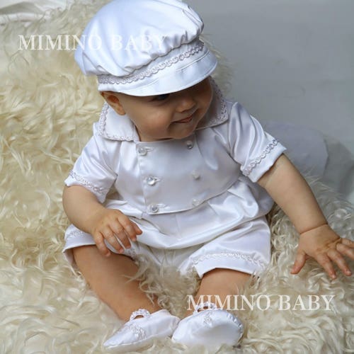 Aiden - Baby Boys Baptism & Christening Outfit main image 0