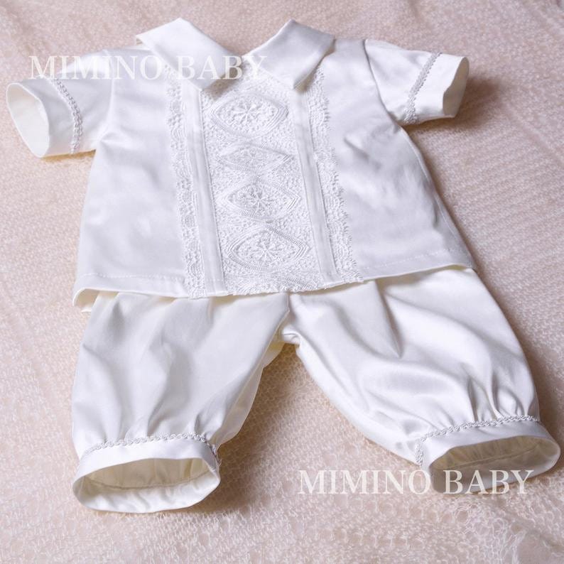 Baby Christening Suit Boy Baptism Suit Boys Baptism Outfit Etsy