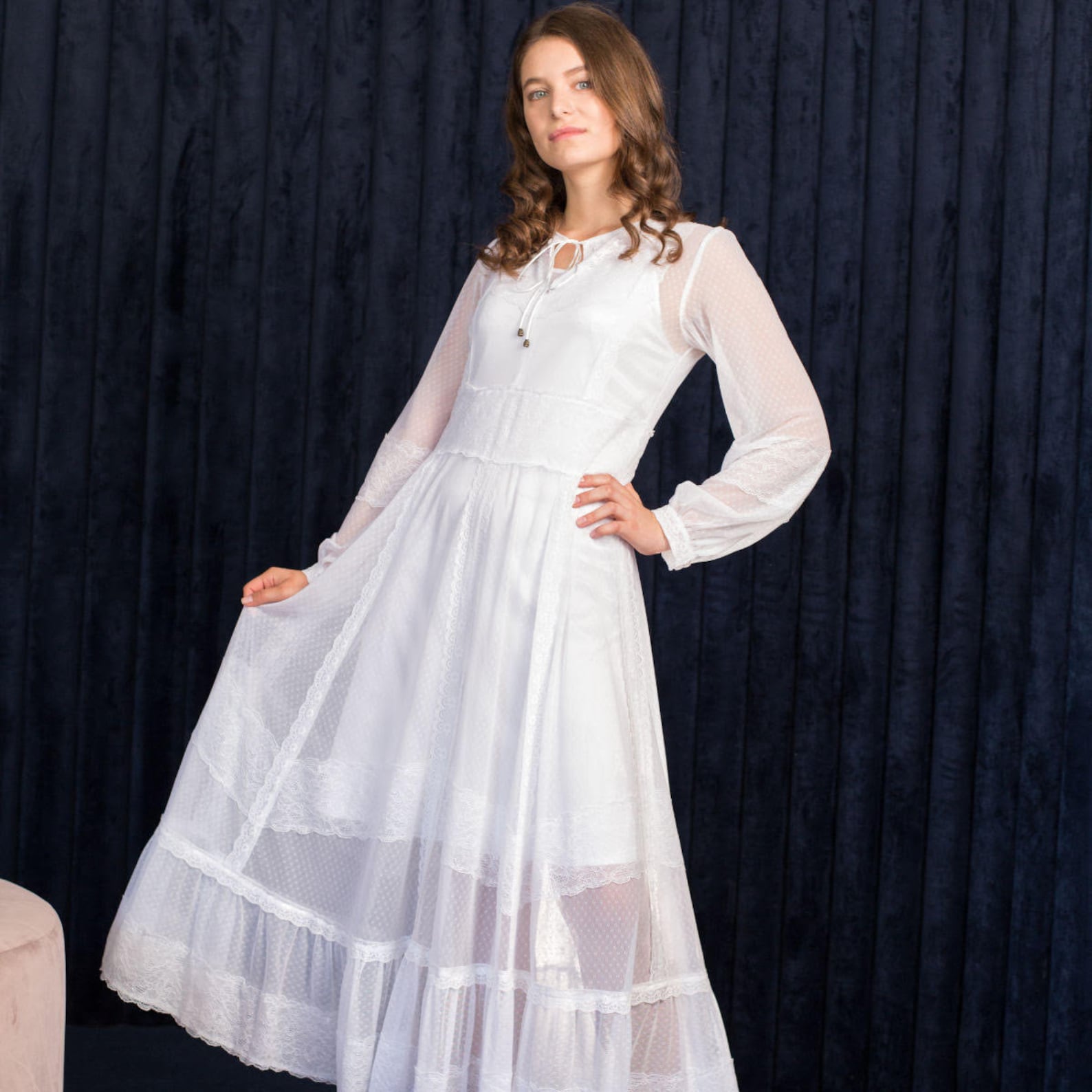 Baptism Dress for Mom or Godmother Christening Dress for Mom Etsy