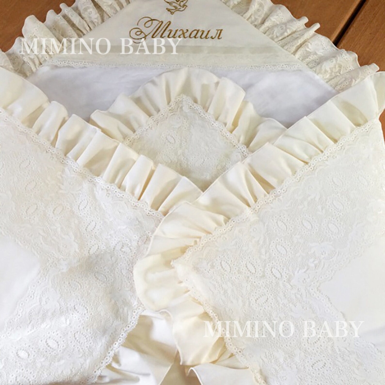 HEIRLOOM Christening Blanket Baptism Gift for Baby Girl Etsy