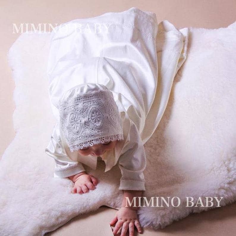 Baptism Gown Boy Christening Gown Boy Boys Baptism Gown Etsy