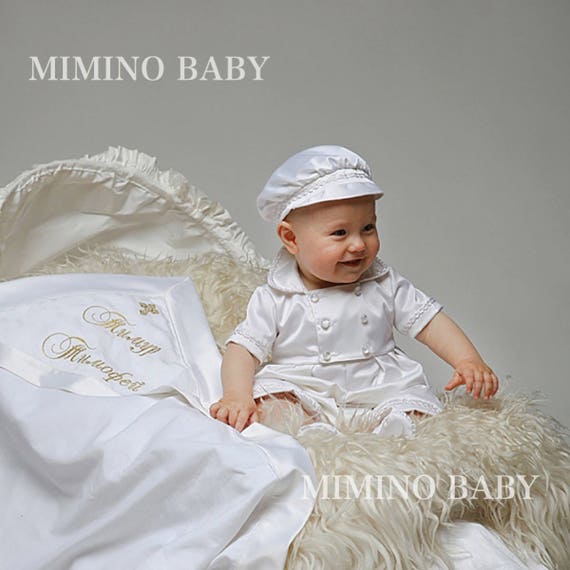infant boy baptism clothes