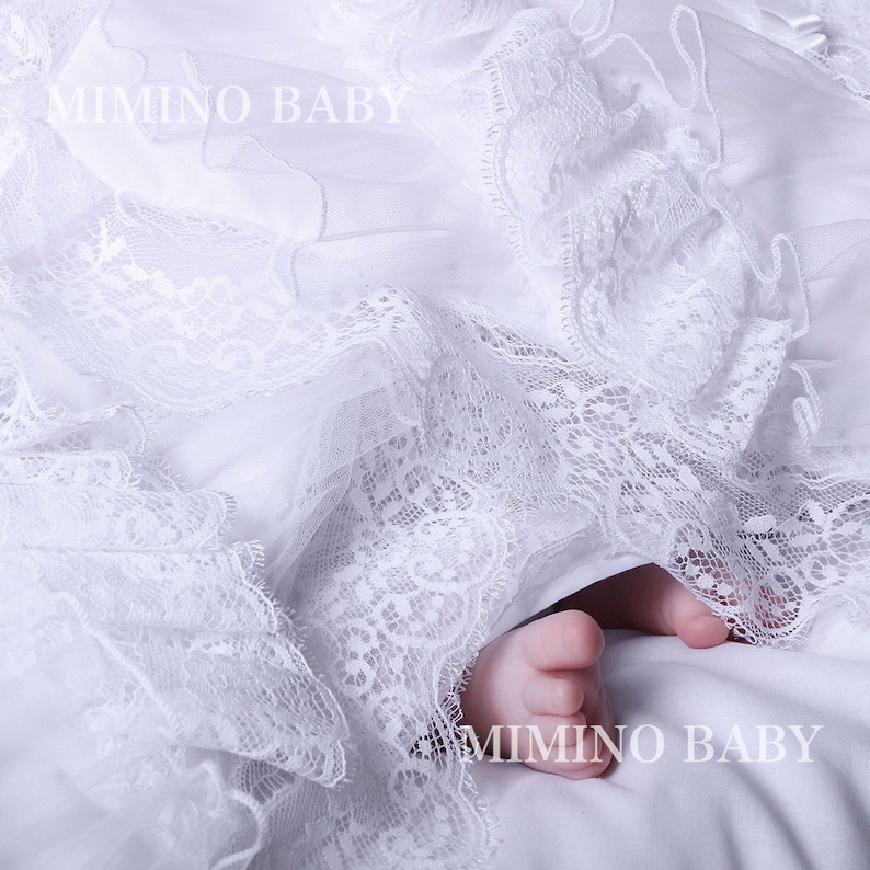 Christening Blanket IZABELLA Baptism Gift for Baby Girl Etsy