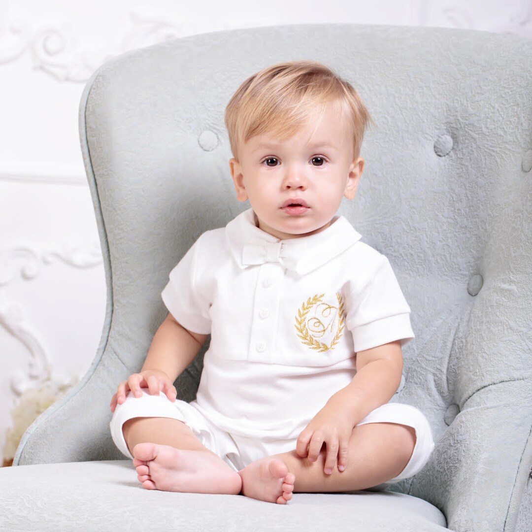 Toddler Boy Christening Outfit Baby Boys Baptism Outfit Etsy