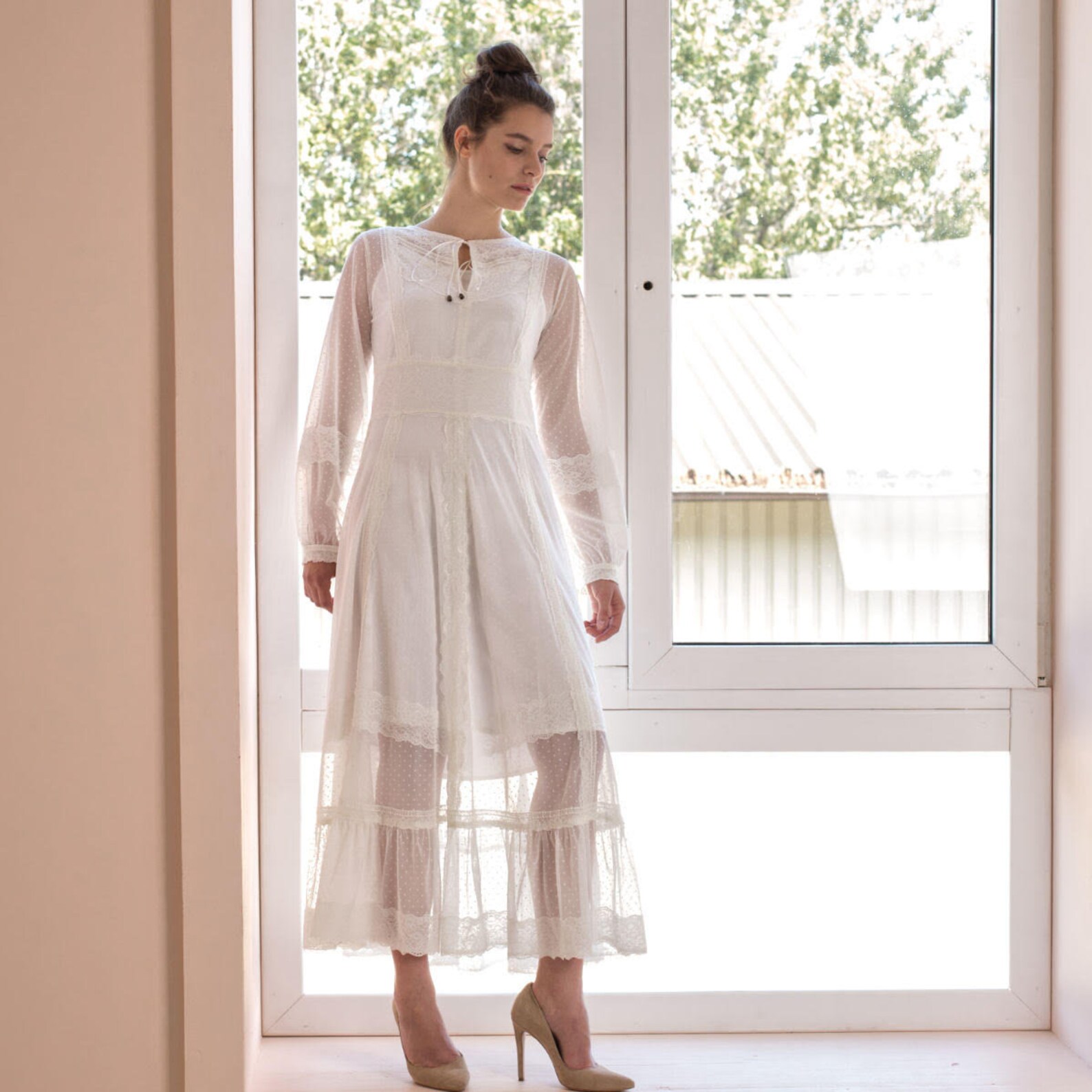 Baptism Dress for Mom or Godmother Christening Dress for Mom Etsy