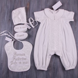 Baby von Taufe Outfit, Taufoutfits für Jungen, Taufanzug, personalisierte Taufe Outfit Junge, Jungen-Segen Outfit, Taufkleidung