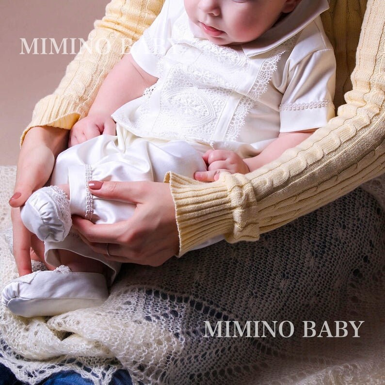 Baby Christening Suit Boy Baptism Suit Boys Baptism Outfit Etsy Canada